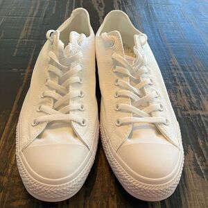 Converse All Star White Low Top Canvas Sneakers
